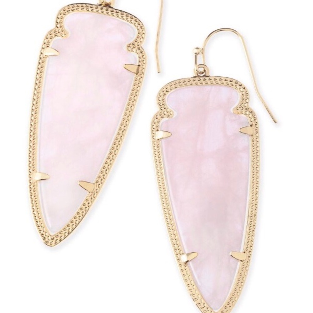 Kendra Scott Skylar Earrings in Rose Quartz